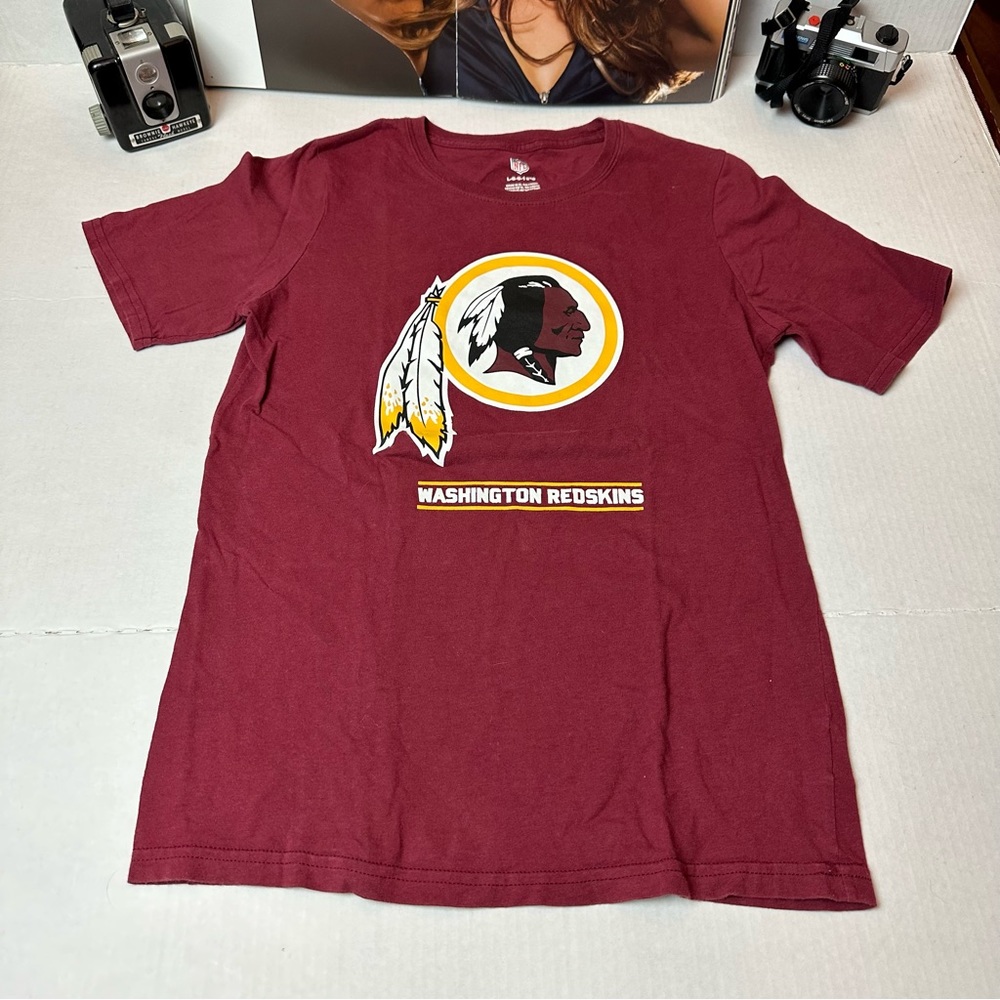 Washington Redskins NFL Burgundy Double Sided Graphic T Shirt